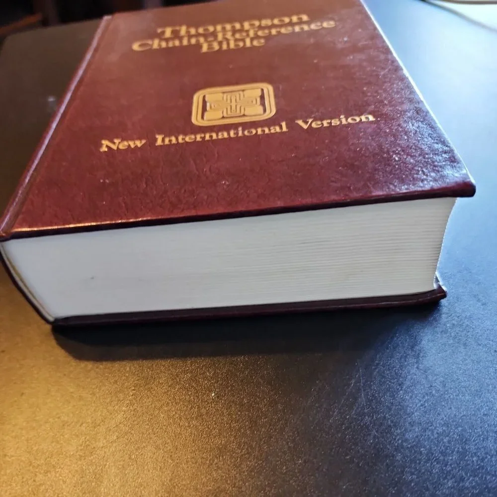 Thompson Chain Reference Bible NIV Red Letter Edition Kirkbride Hardcover 1990 - Picture 9 of 12